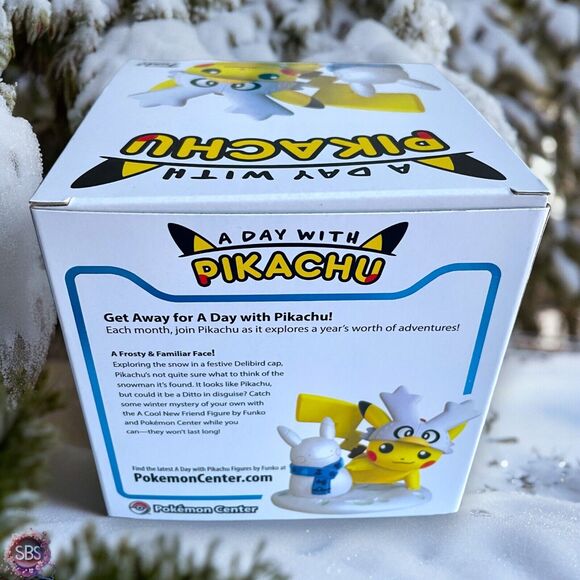 Funko Pokemon A Day With Pikachu A Cool New Friend Vinyl Figure in Box NIB - Picture 6 of 6